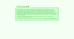 Desktop Screenshot of forum1a.com